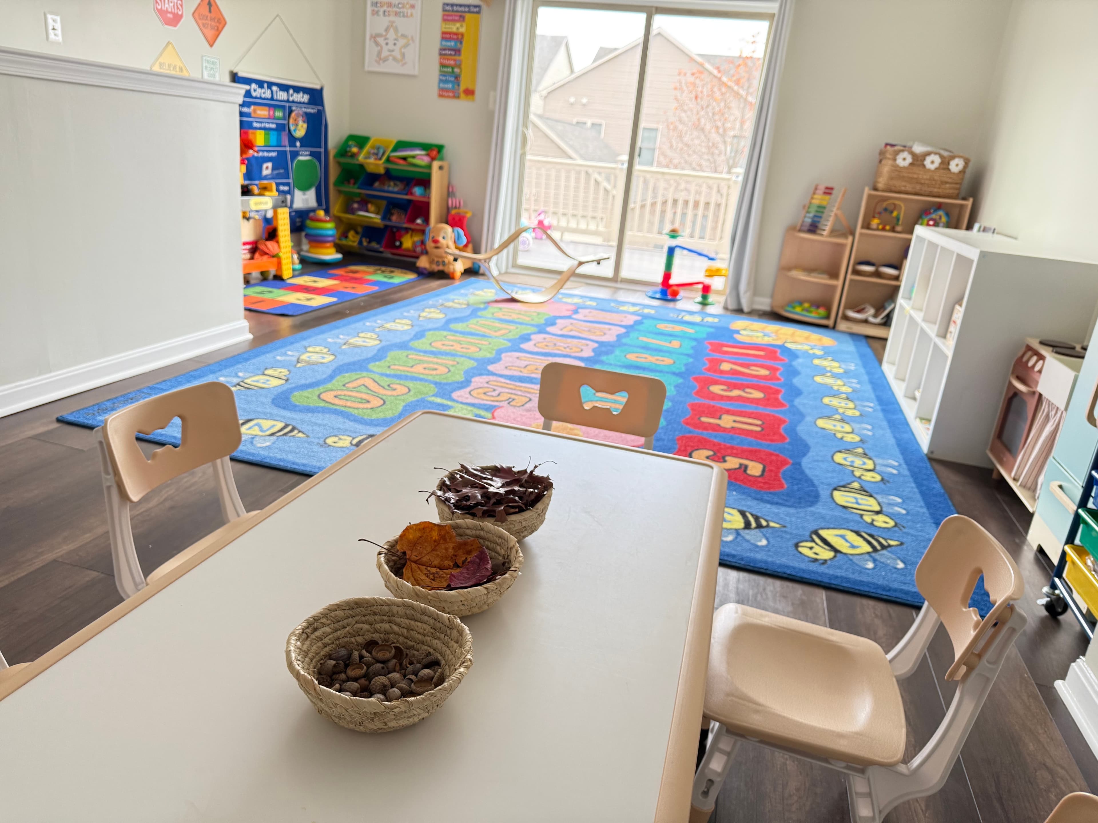 Happy kids learning together